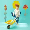 Janod Little Gardener carretilla de metal para niños 2+