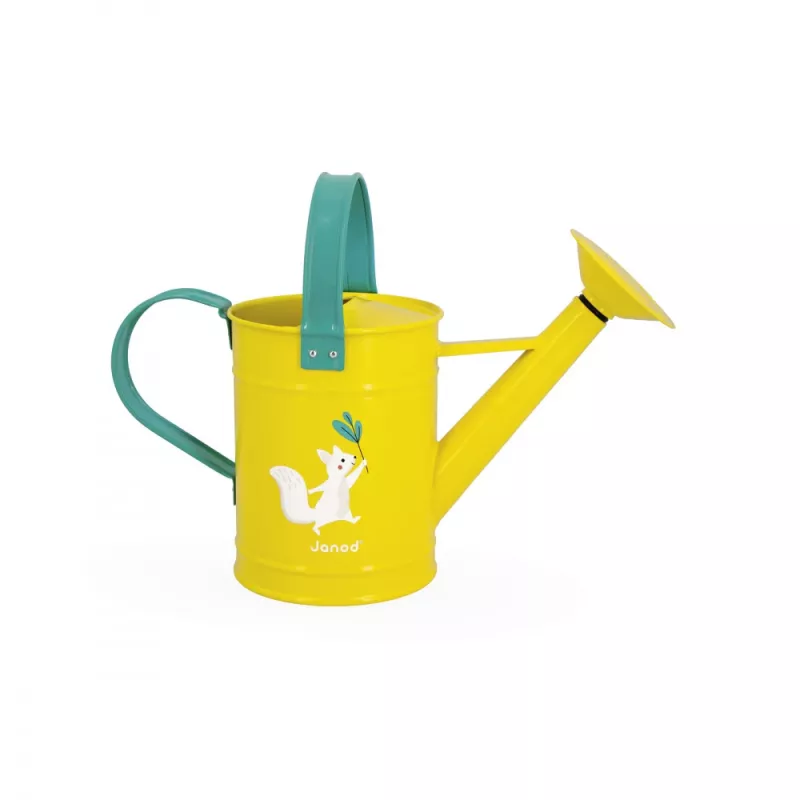 Janod Happy Garden regadera de metal para niños, 28 x 10,5 x 20 cm (J03191)