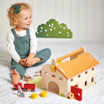 Janod Farma set de juego de granja de madera J03318