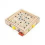 Janod Applepop Ball Maze Game - Laberinto de madera con lápiz magnético para niños a partir de 5 años