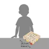 Janod Applepop Ball Maze Game - Laberinto de madera con lápiz magnético para niños a partir de 5 años