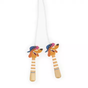 Janod Applepop Comba para perro con mangos de madera 3+