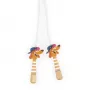 Janod Applepop Comba para perro con mangos de madera 3+