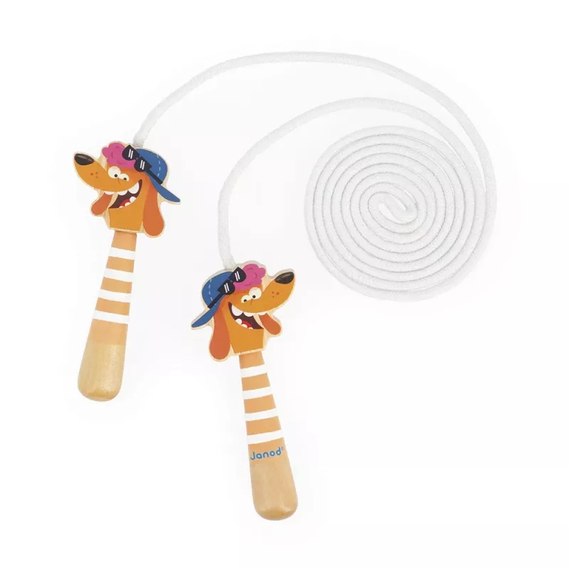 Janod Applepop Comba para perro con mangos de madera 3+