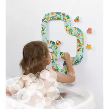 Janod Puzzle de baño Animal Track 28 piezas 18m+