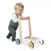 Janod Pure Andador con bloques y encajable de formas, 12m+