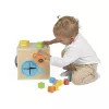 Janod Cubo de actividades sensorial de madera a partir de 18 meses