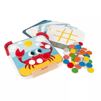 Janod Puzzle magnético de madera - Aprender los colores