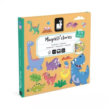 Janod Magneti'stories Dinosaurios Caja magnética de historias