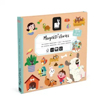 Janod Magneti'stories Mascotas Caja magnética de historias