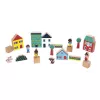 Janod Set de bloques y figuras 36 piezas cruce de ciudad 2+