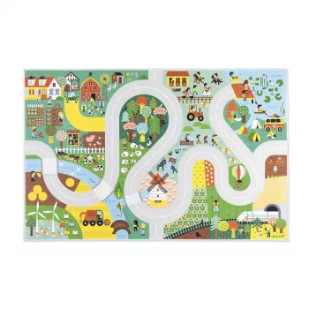 Janod Alfombrilla de actividades Village Cross Roads 2+