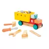 Janod Brico'Kids Camión de montaje de arrastre 2+