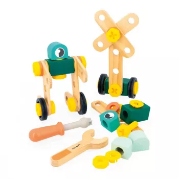 Janod Brico'kids Set de construcción 50 piezas a partir de 3 años