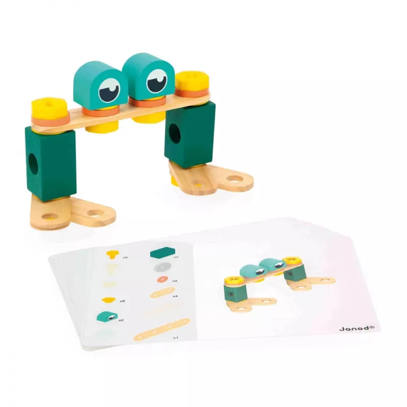 Janod Brico'kids Set de construcción 50 piezas a partir de 3 años