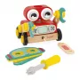 Janod Brico'Kids Robot de madera para montar y arrastrar 2+
