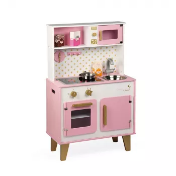 Janod Candy Chic Gran cocina de madera con sonido