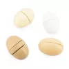 Janod Huevera de cartón prensado con 4 huevos de madera - Set de alimentos para juego simbólico