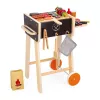 Janod Barbacoa de madera con accesorios