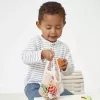 Janod Shiny Grandma Set de alimentos de juguete de madera en bolsa de malla, 12 piezas