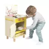Janod Cocina de juguete de madera con 10 accesorios Shiny Grandma 3+