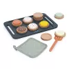 Janod Set de repostería de galletas de madera 21 piezas Shiny Grandma 3+