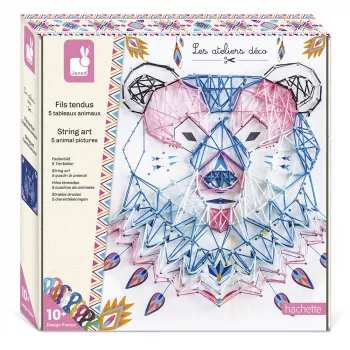 Janod Set creativo de manualidades 3D String Art Animals