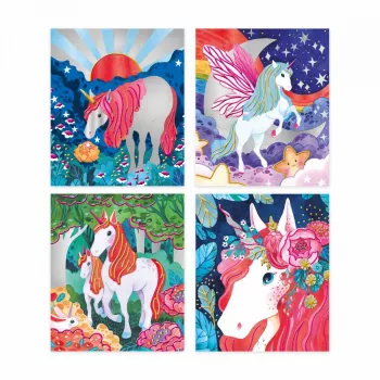 Janod Kit de pintura 3D y perlas Unicornios