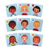 Janod Puzzle magnético Emociones - 27 piezas, juguete de madera para fomentar la inteligencia emocional, a partir de 3 años