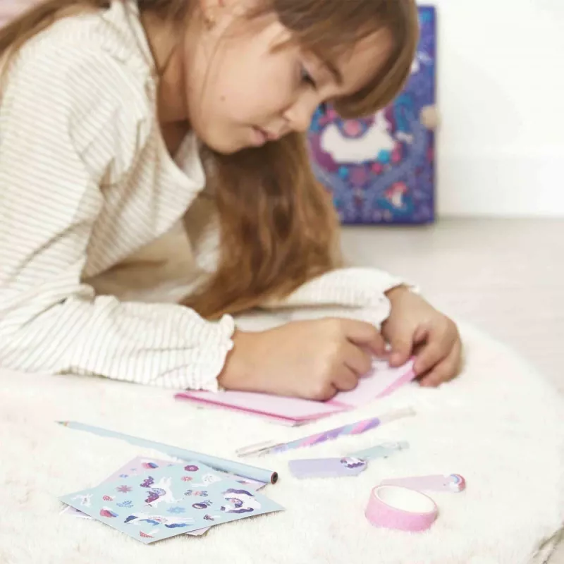 Janod Set de papelería Unicorn Dreamland 6+