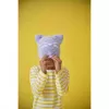 Janod Set creativo de punto - Gorro de gatito para niños a partir de 8 años