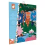 Janod Kit de manualidades mosaico de cristal luminiscente - Night Jungle - Actividad creativa para niños a partir de 6 años