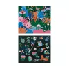 Janod Kit de manualidades mosaico de cristal luminiscente - Night Jungle - Actividad creativa para niños a partir de 6 años