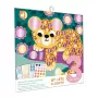 Janod My Arts & Crafts Kit creativo de arte con pegatinas 3+ con pegatinas redondas metálicas
