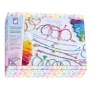 Janod Set creativo de manualidades para creación de bisutería Pulseras arcoíris 30 piezas 8+