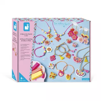 Janod Set creativo de bisutería de amistad para niñas a partir de 8 años