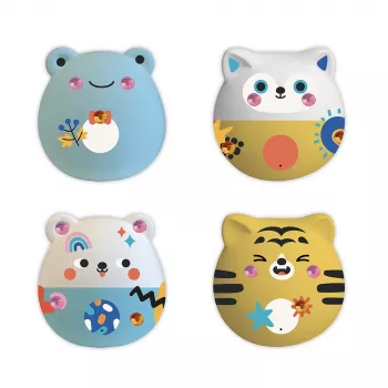 Janod Set creativo de figuras de animales de yeso decorativas 4 uds. 6+