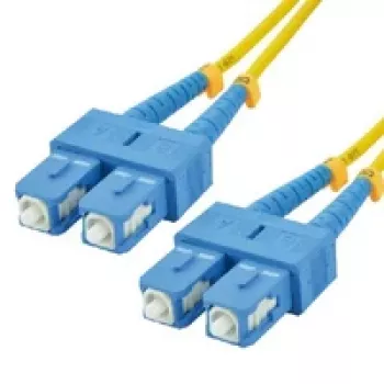 MCL Samar FJOS2/SCSC-1M Cable de fibra óptica monomodo OS2 simplex SC/SC 1 m amarillo