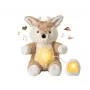 Cloud B Love Light Buddies Finley Fawn Peluche relajante con luz nocturna y máquina de sonido