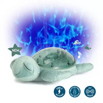 Cloud B Tranquil Turtle Luz nocturna y proyector relajante verde