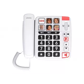 Alcatel Swissvoice Xtra 1110 teléfono con cable blanco