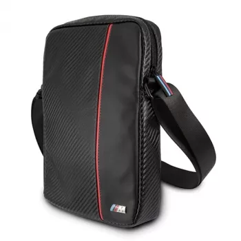 BMW Funda para tablet 8 pulgadas Carbon Red Stripe negra