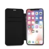 Karl Lagerfeld KLFLBKPXKSB Funda tipo libro Signature Glitter para iPhone X/Xs, negra