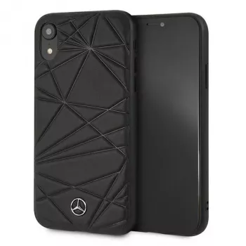 Mercedes-Benz MEPERHCI61QGLBK Funda rígida Twister para iPhone XR negra