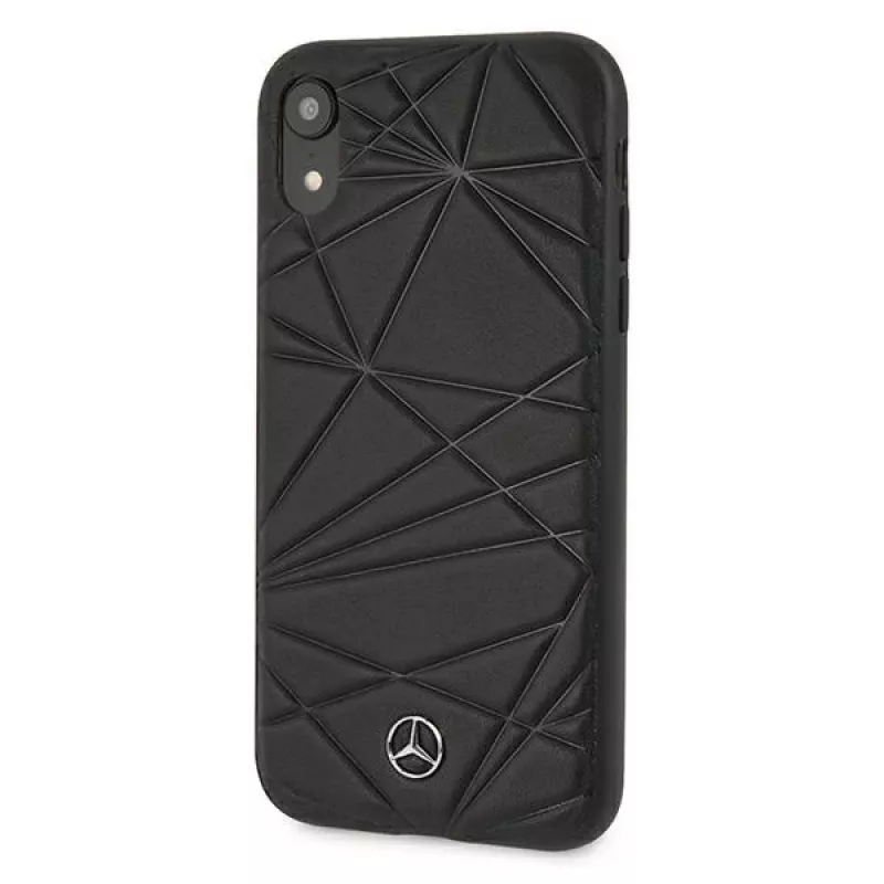 Mercedes-Benz MEPERHCI61QGLBK Funda rígida Twister para iPhone XR negra