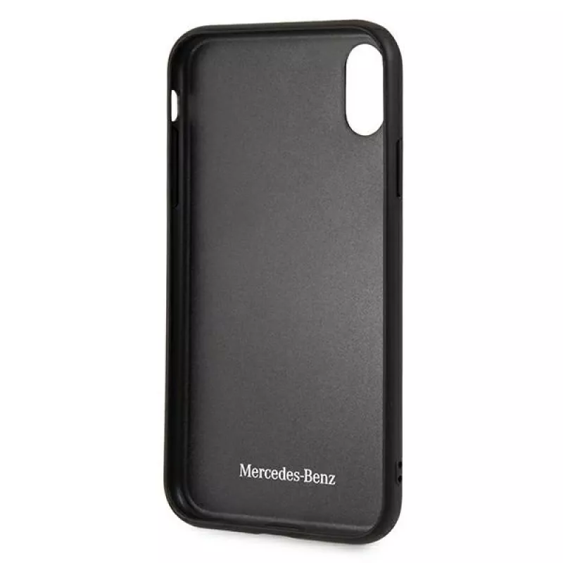 Mercedes-Benz MEPERHCI61QGLBK Funda rígida Twister para iPhone XR negra