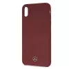 Mercedes-Benz MEHCI65SILRE Funda rígida de silicona para Apple iPhone Xs Max, roja