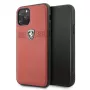 Ferrari Off Track Funda rígida de piel para Apple iPhone 11 Pro - roja