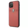 Ferrari Off Track Funda rígida de piel para Apple iPhone 11 Pro - roja