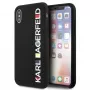 Karl Lagerfeld KLHCPXBHWHBK Funda rígida iPhone X/XS Black Glossy Bauhaus